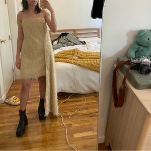 Eckhaus Latta Wisp Dress in Milk